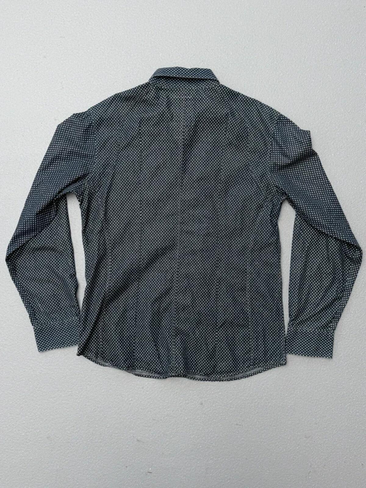 G Star Raw Navy Snap Button Shirt XL Slim Fit