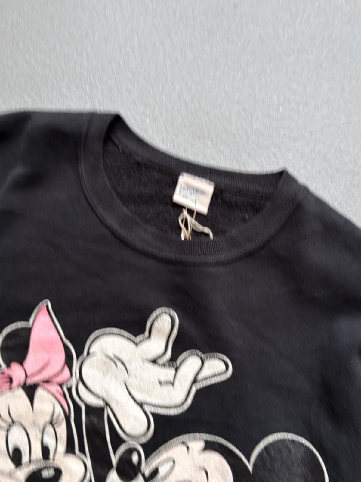 80s Vintage Disney Minnie Mickey Sweatshirt XL