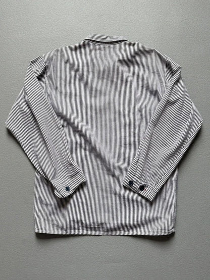 Replay 80s Railroad Stripe Chore Shirt Medium