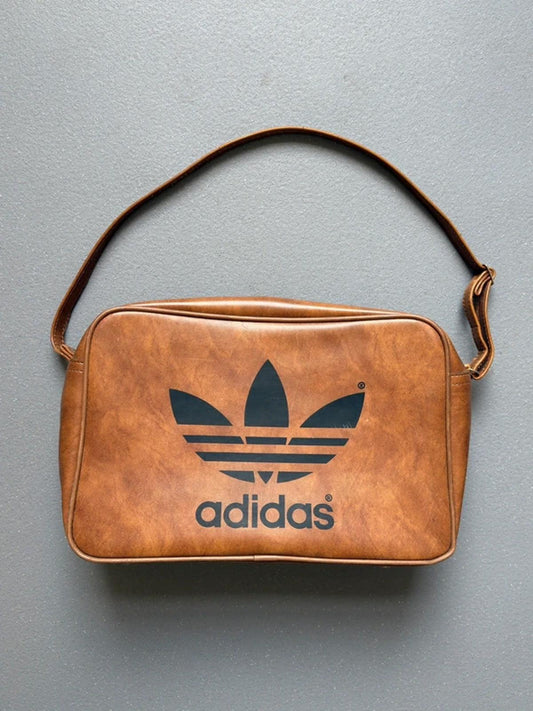 70s Adidas Peter Black OG Holdall Bag Brown