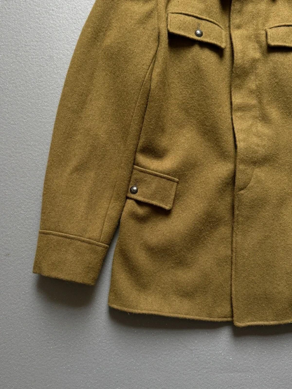 1980s Vintage Romanian Military Wool Jacket Small