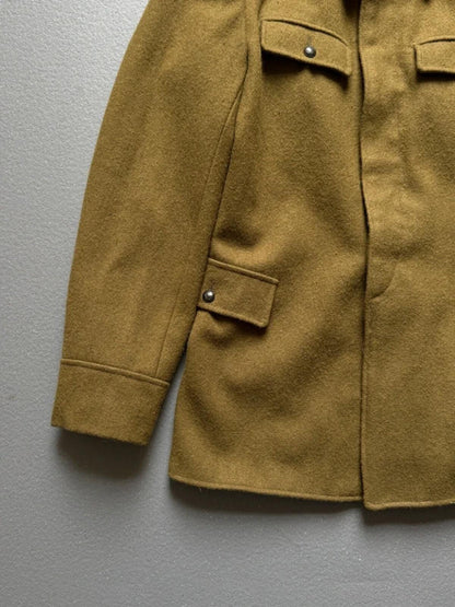 1980s Vintage Romanian Military Wool Jacket Small