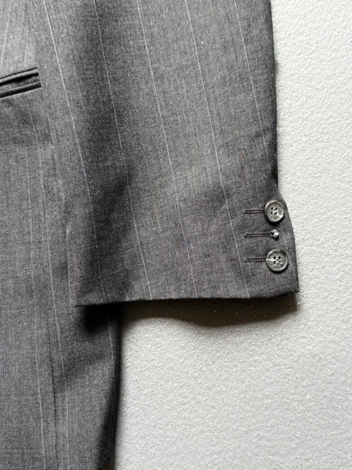 Yves Saint Laurent Vintage Double Breasted Jacket Grey