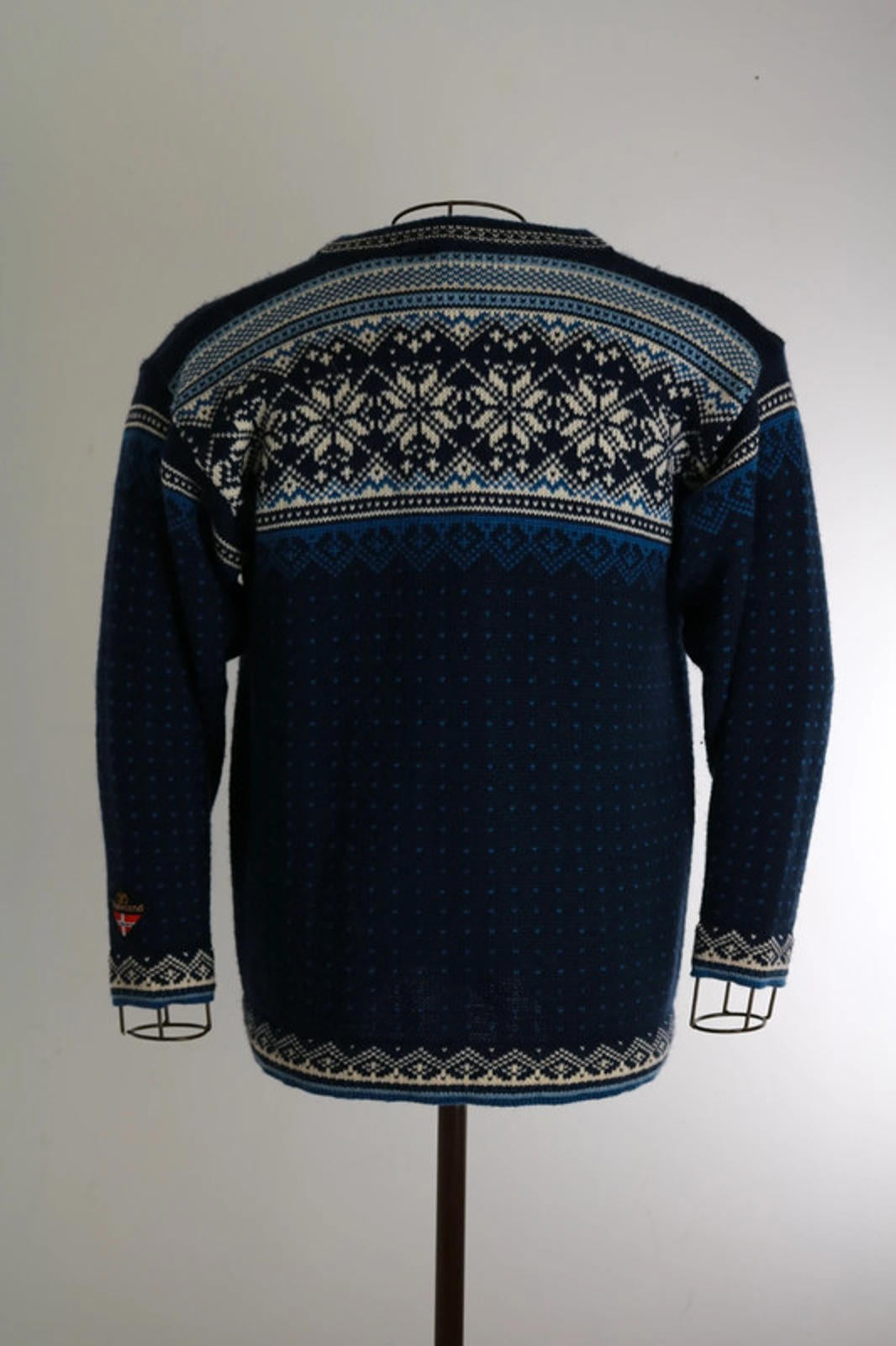 Norway Traditional Zip Cardigan Vintage Large Ladies