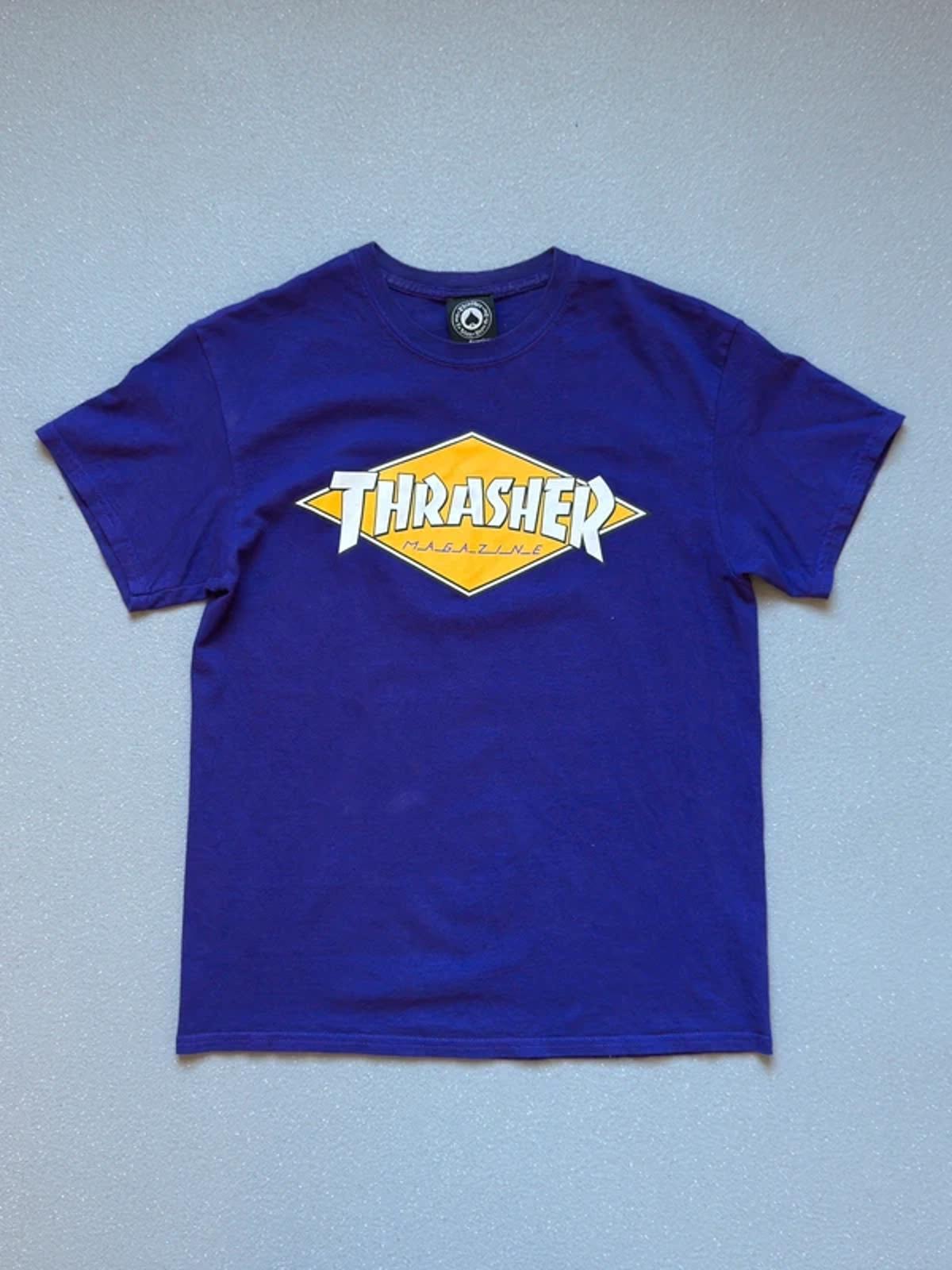 Thrasher Skateboarding Purple T Shirt Medium Mens