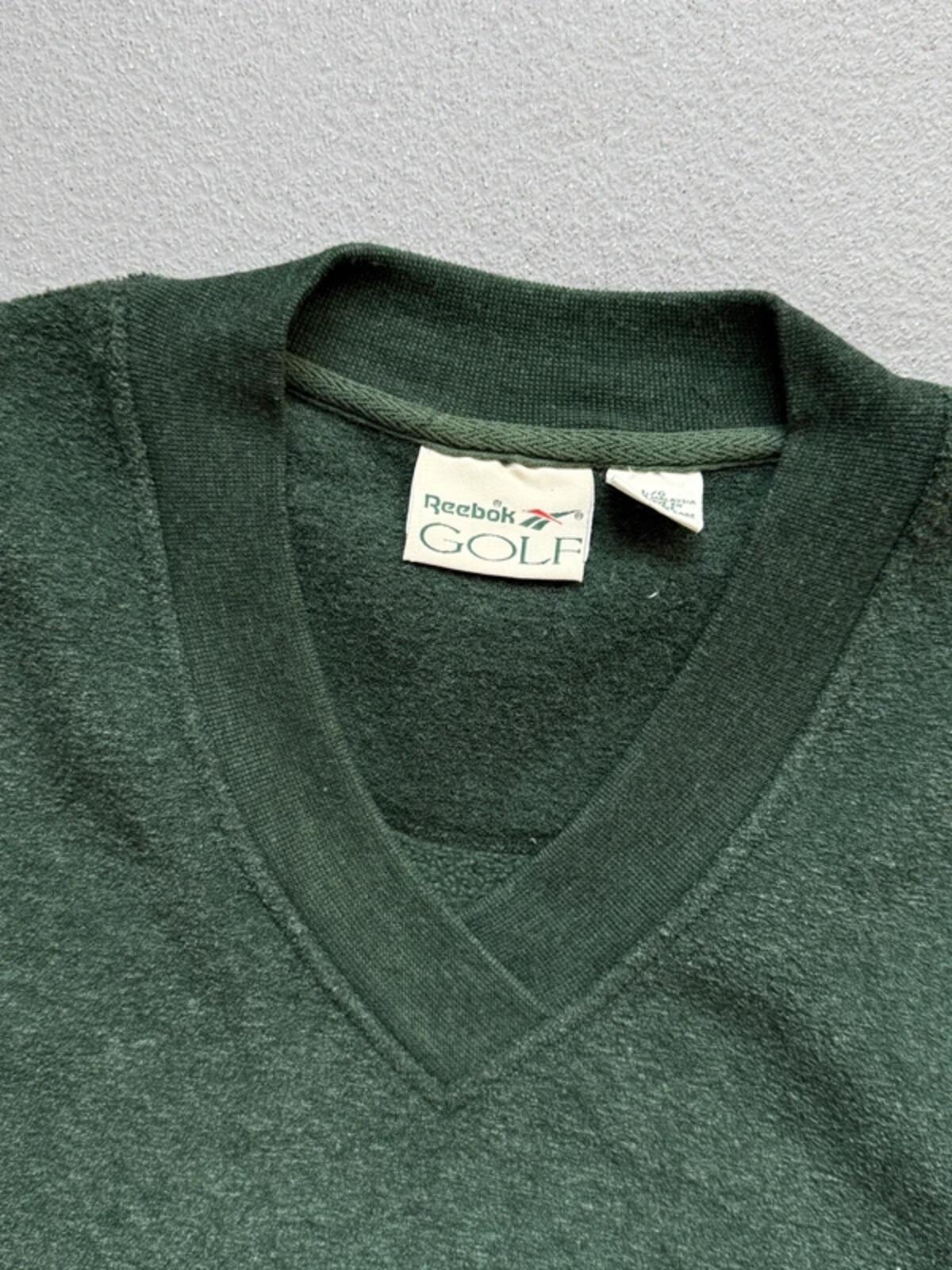 Reebok 90s Vintage Golf Sweater Vest Large Green