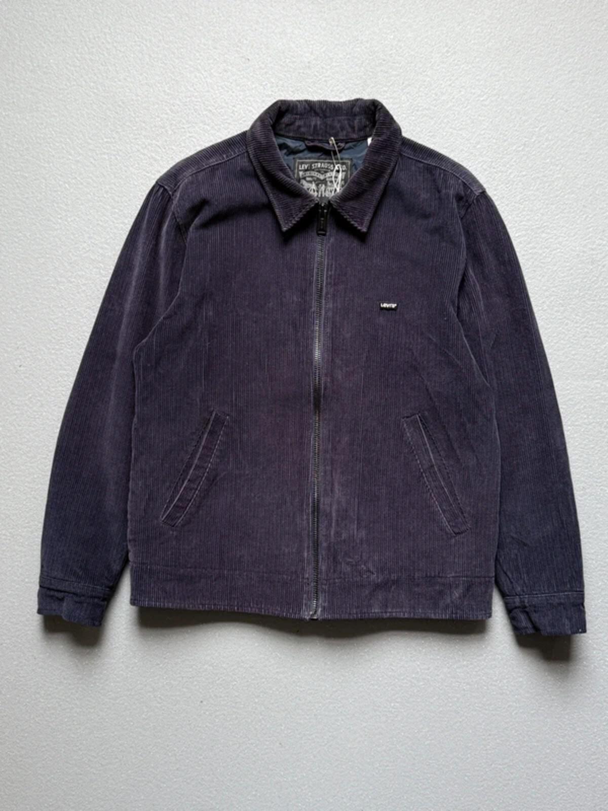 Levi’s Corduroy Zip Bomber Jacket Navy Small