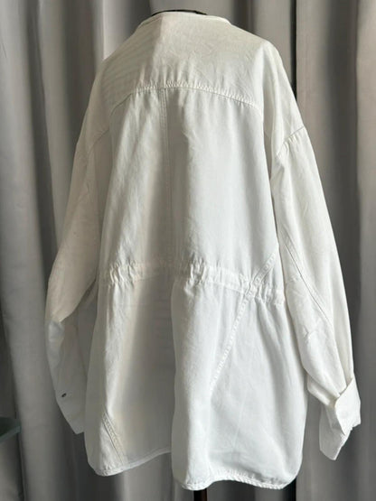 H&M Utility Jacket Oversized Fit Large White
