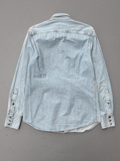 Diesel Denim Shirt Small Snap Button