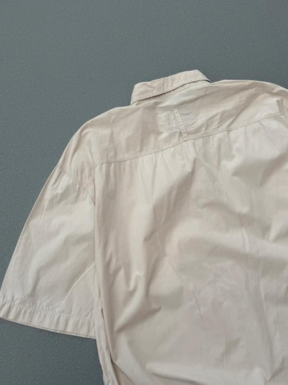 80s Vintage Utility Shirt Short Sleeve XL