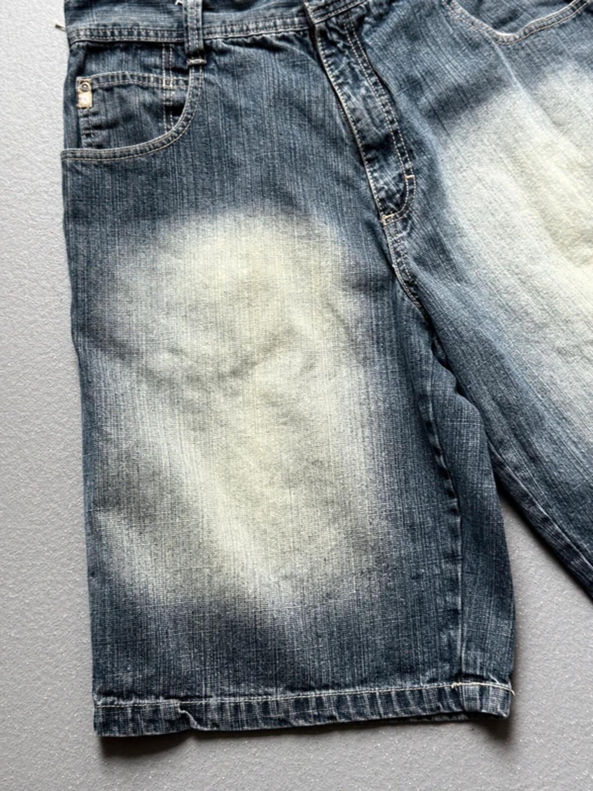 Southpole Faded Blue Jorts 35”