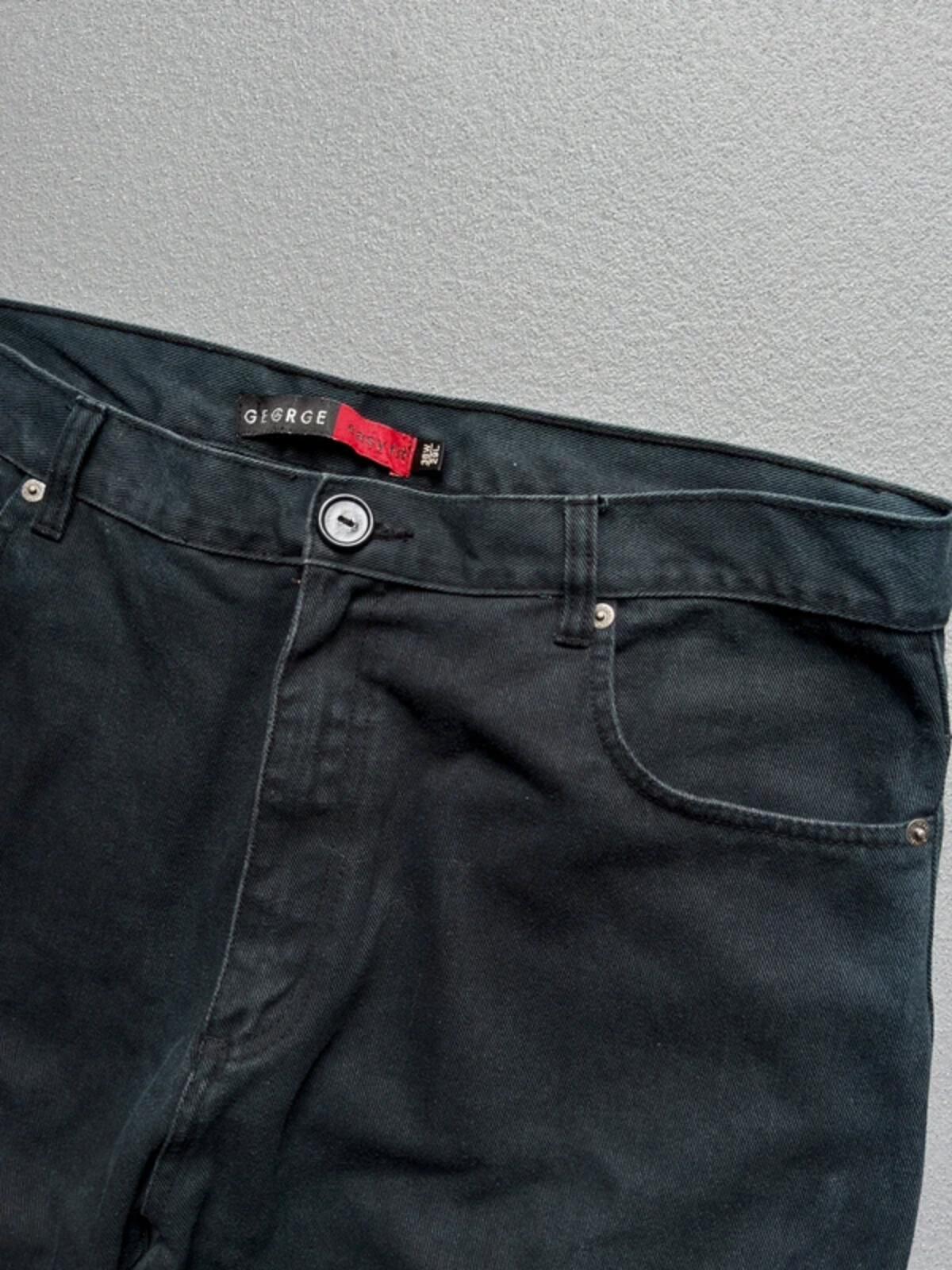 Baggy Fit 90s Black Jeans 36 x 29