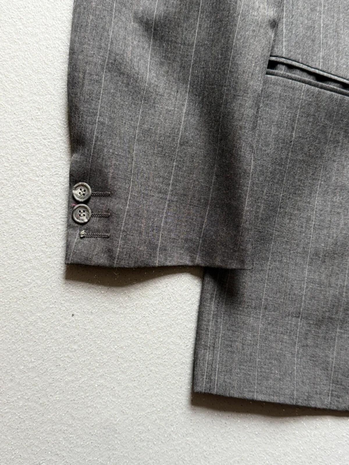 Yves Saint Laurent Vintage Double Breasted Jacket Grey