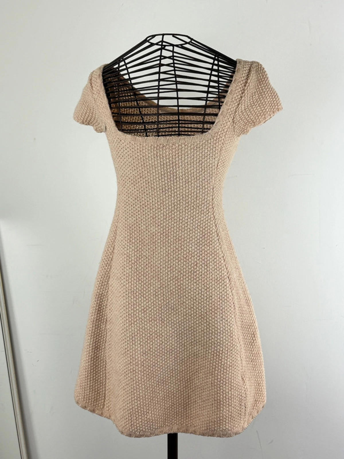 Anna Molinari Wool Knitted Mini Dress XS