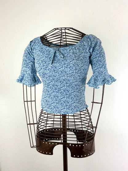 Pimkie Cropped Puff Sleeve Blouse 8 / 10