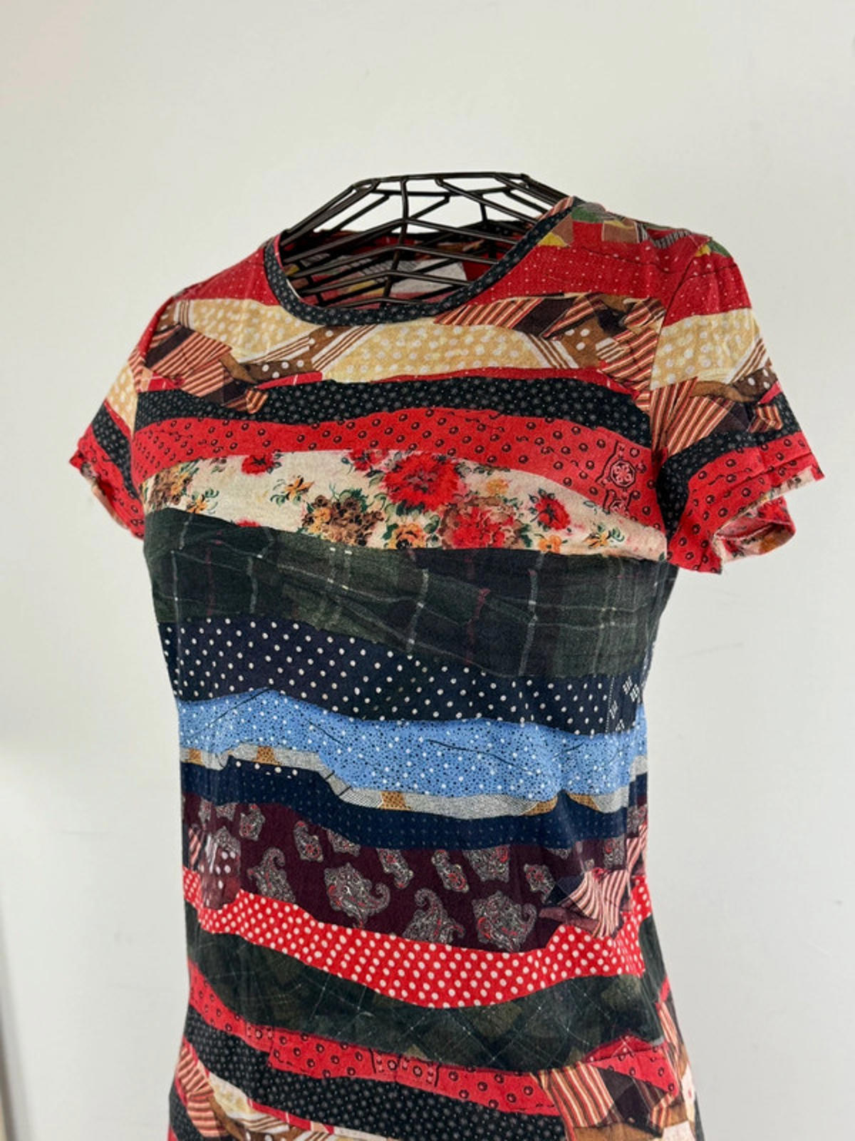 Barbour X Paul Smith Patchwork Print Ladies T Shirt Large