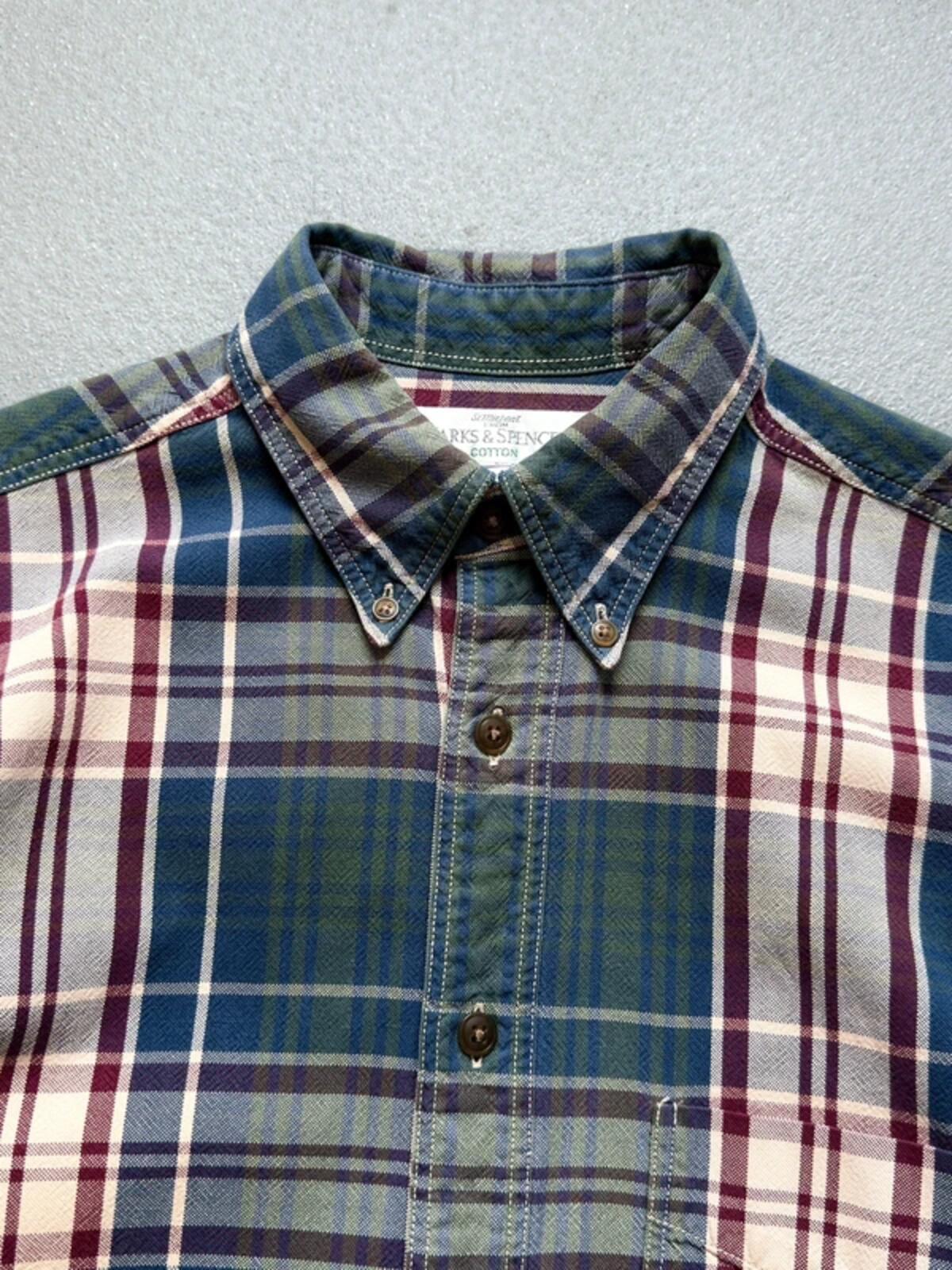 M&S St Michael Vintage Check Shirt Small