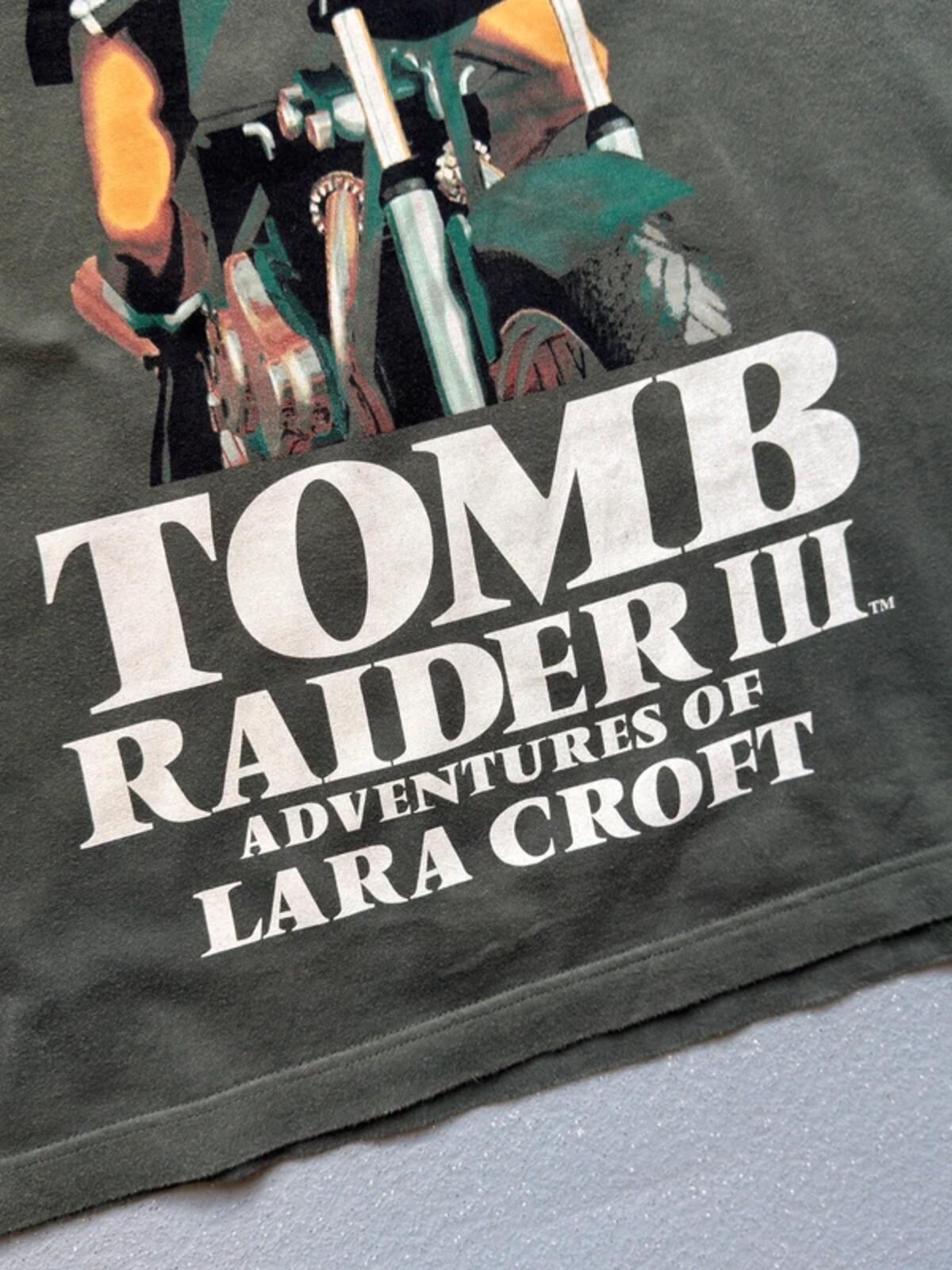 Tomb Raider 3 Vintage T Shirt Large 1998 Video Game Promo