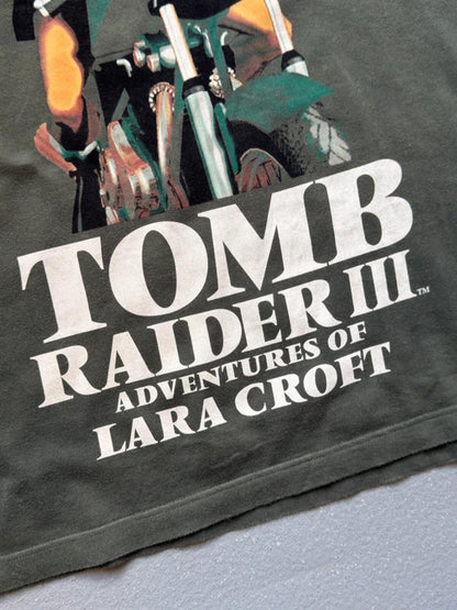 Tomb Raider 3 Vintage T Shirt Large 1998 Video Game Promo