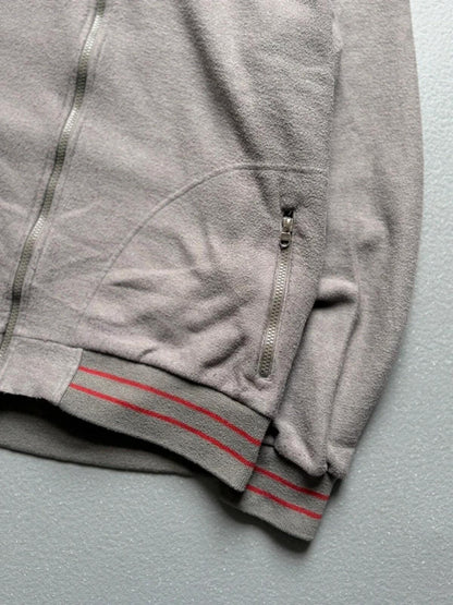 Patagonia Vintage 90s Fleece Zip Up Large Grey Made in USA