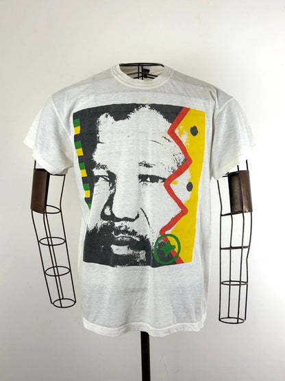 Nelson Mandela 1988 70th Birthday Tribute Vintage T Shirt XL