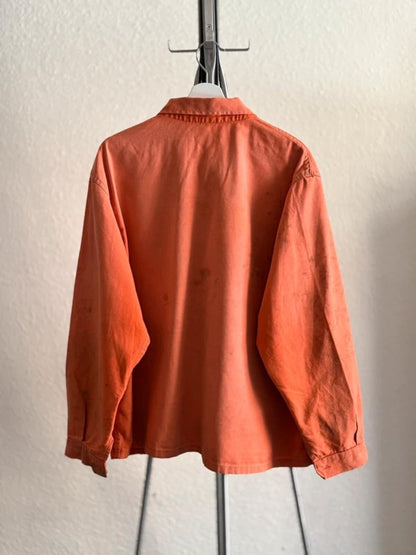 Vintage Orange French Euro Work Jacket XL