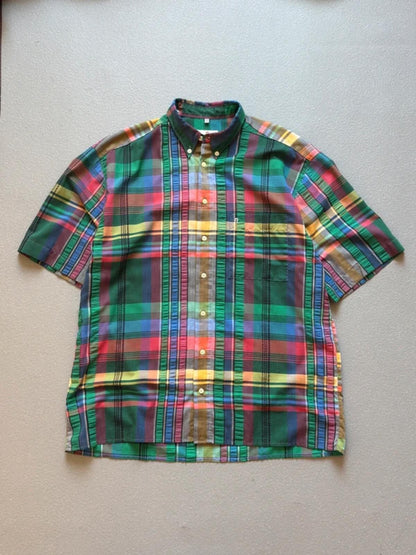 Vintage Madras Check Shirt XL