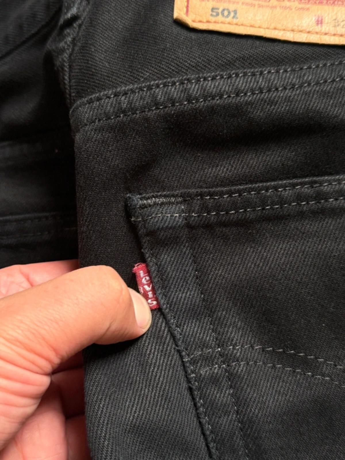 Levi’s 501 Black Made in USA 32 x 30