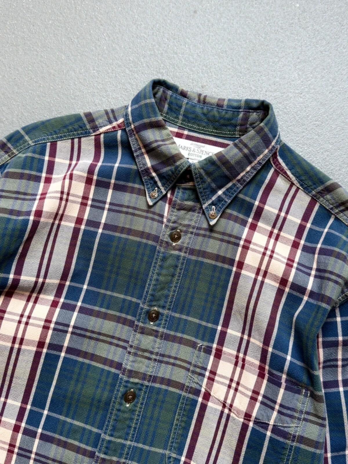M&S St Michael Vintage Check Shirt Small