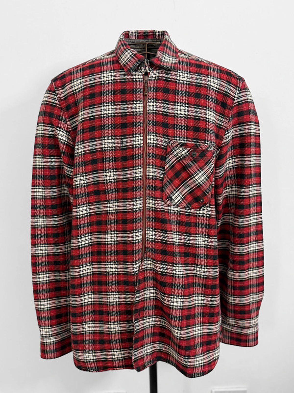 Levi’s Plaid Zip Flannel Overshirt Shacket XL