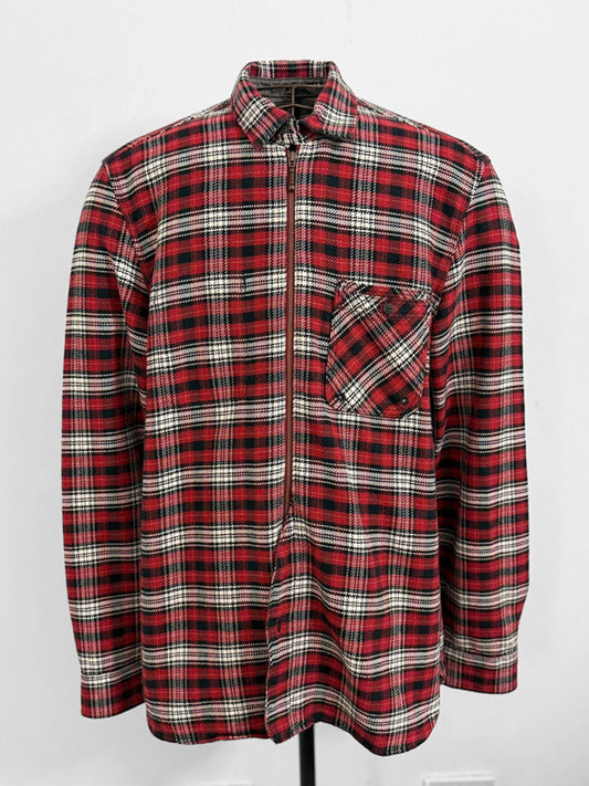 Levi’s Plaid Zip Flannel Overshirt Shacket XL