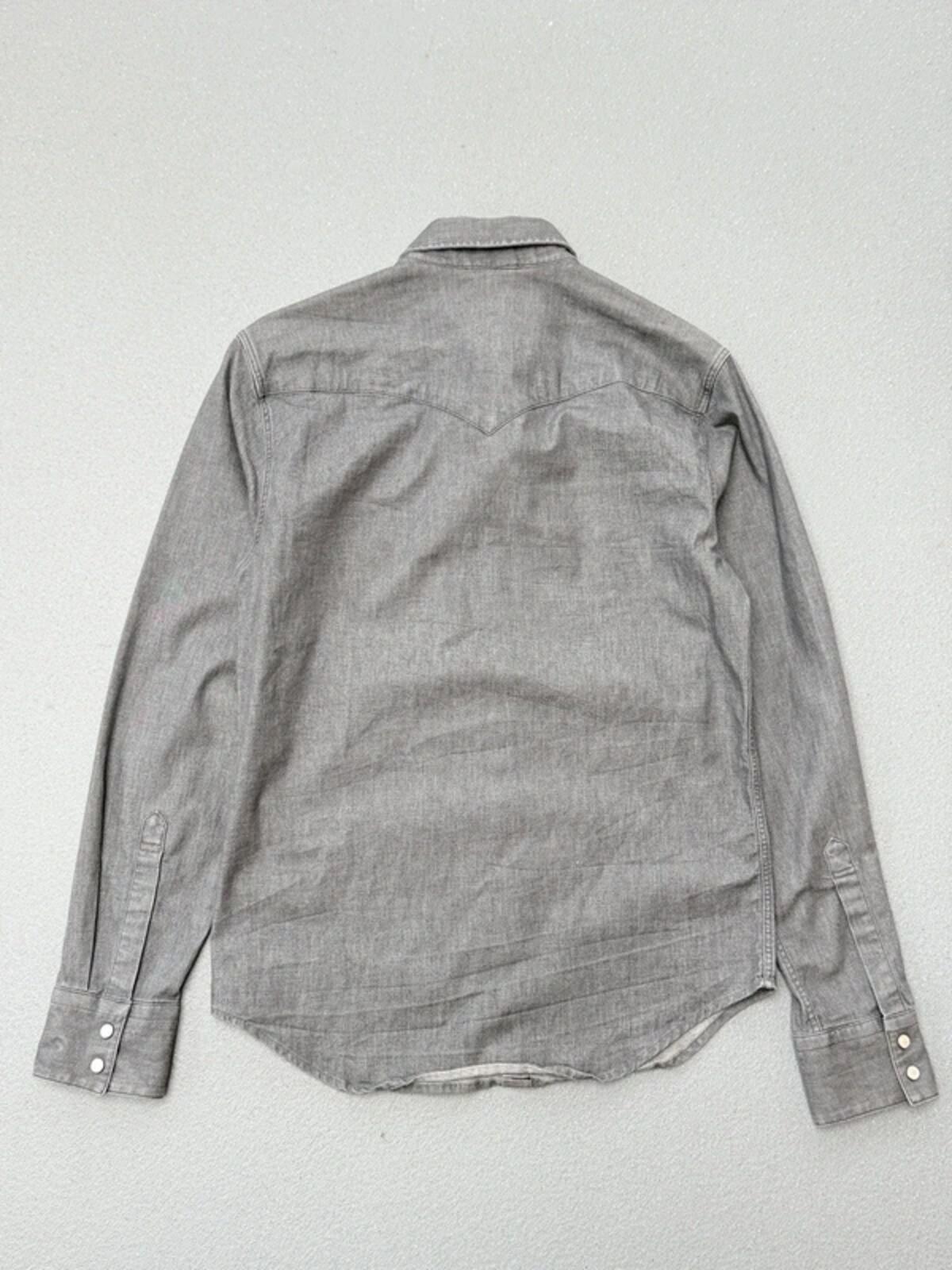 Levi’s Grey Snap Button Western Shirt Small