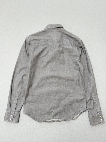 Levi’s Grey Snap Button Western Shirt Small