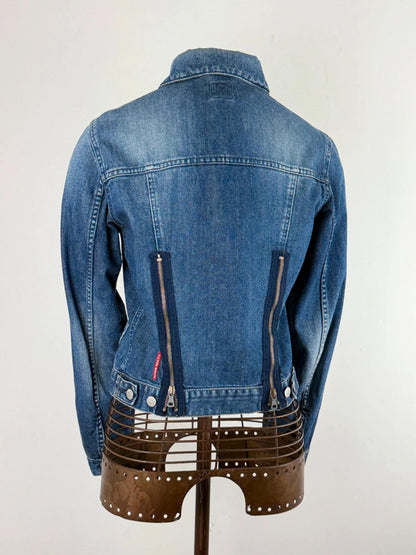Miss Sixty Denim Utility Jacket Medium Y2K