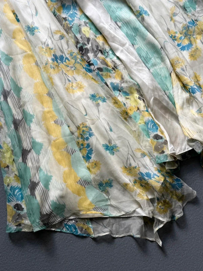 Y2K Monsoon Dress Boob Tube Maxi Floaty Size 16