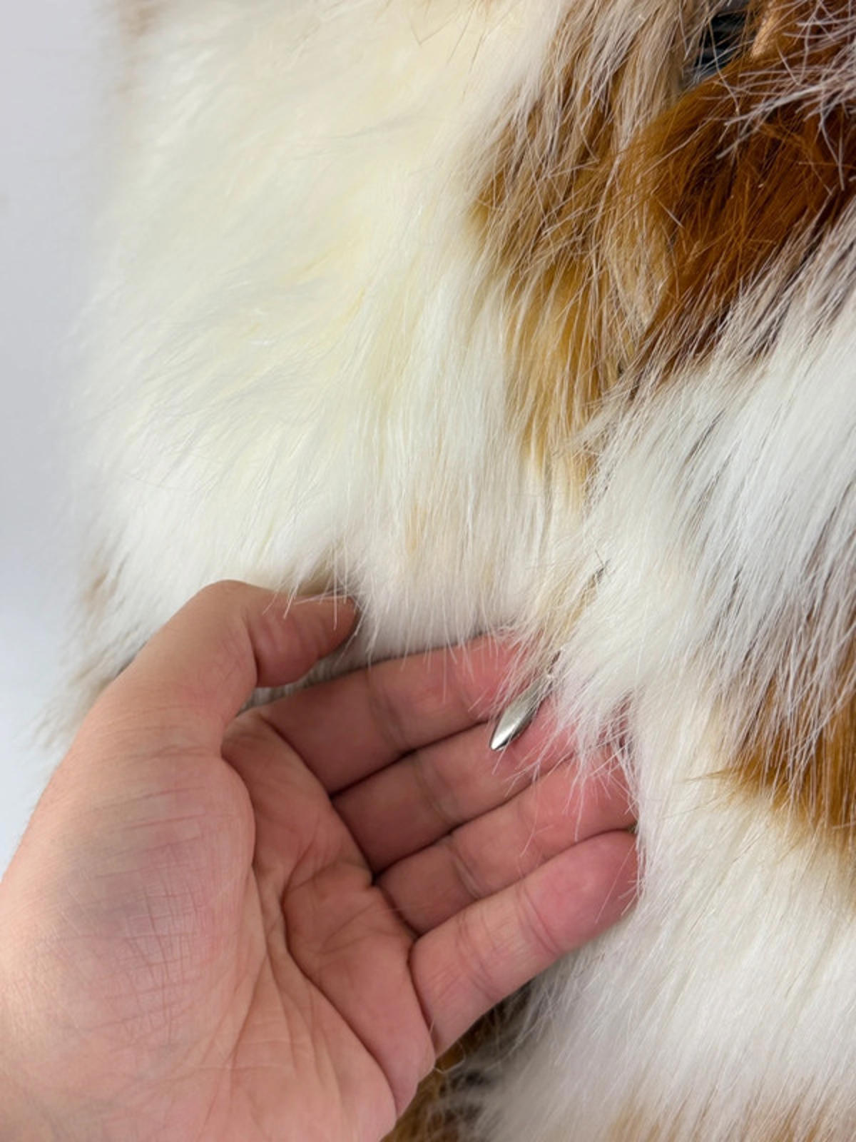 Y2K 70s Style Faux Fur Gilet XL