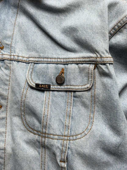 Lee Rider Jacket Medium 80s Vintage Light Blue