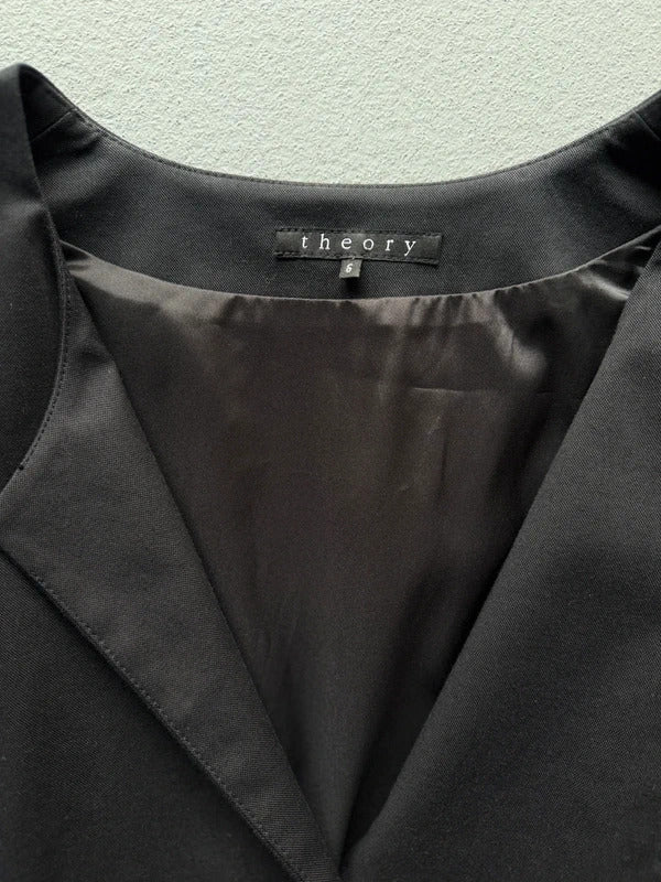 Theory Tailored Black Jacket – Made in USA – Women’s UK 10