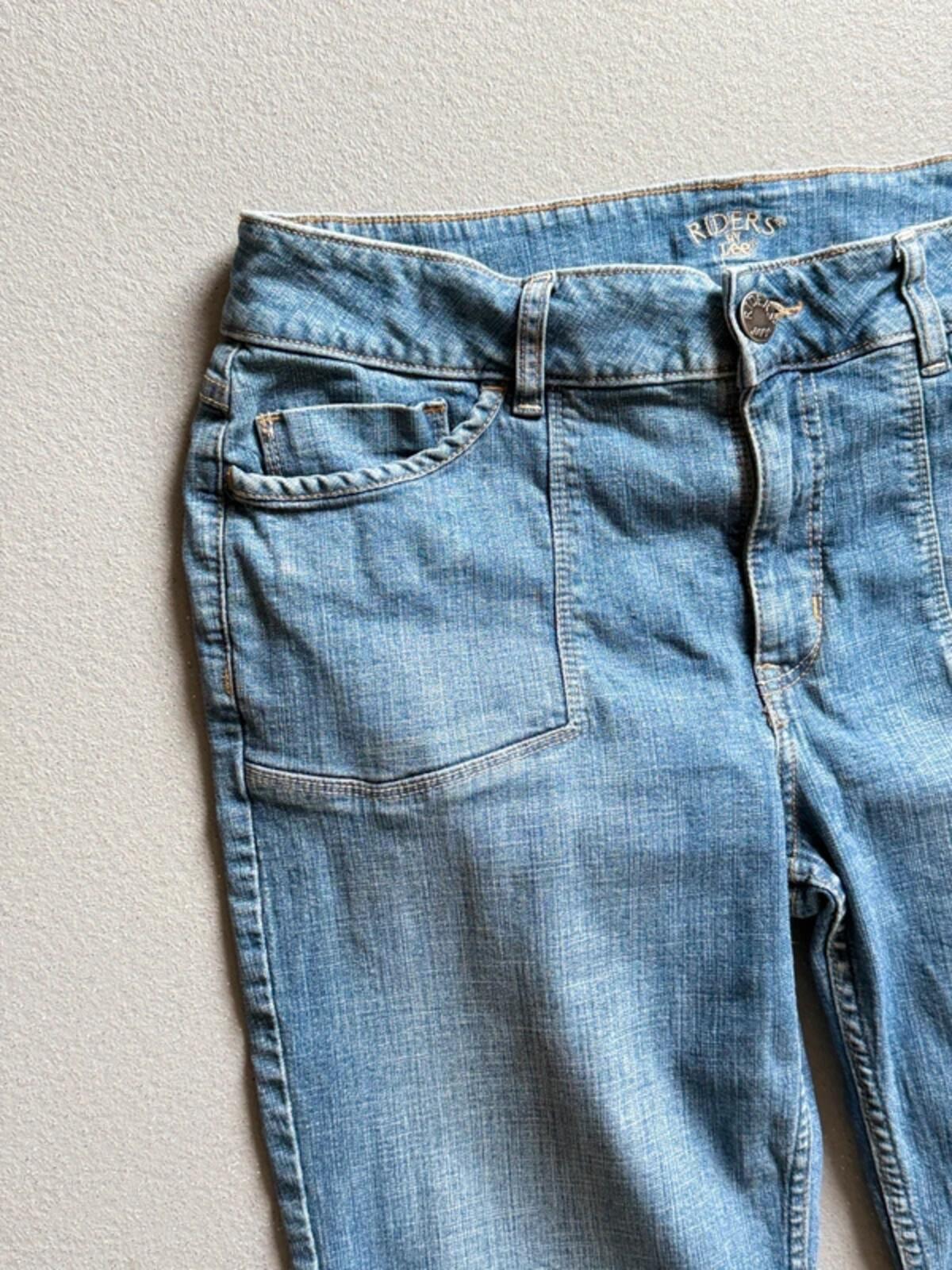 Y2K Lee Capri Jeans Size 12 Mid Rise