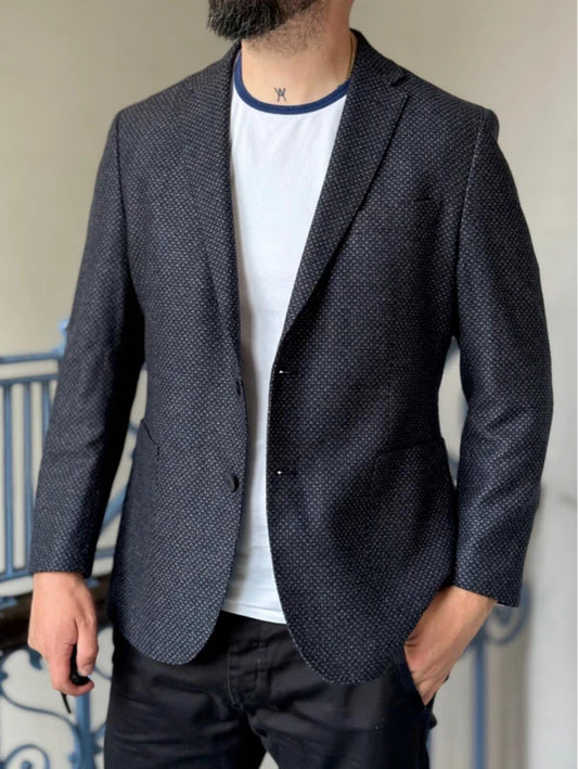 Richard James Mayfair Wool Cashmere Suit Jacket 42s