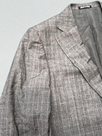 Pal Zileri Grey Lilac Check Wool Jacket IT50