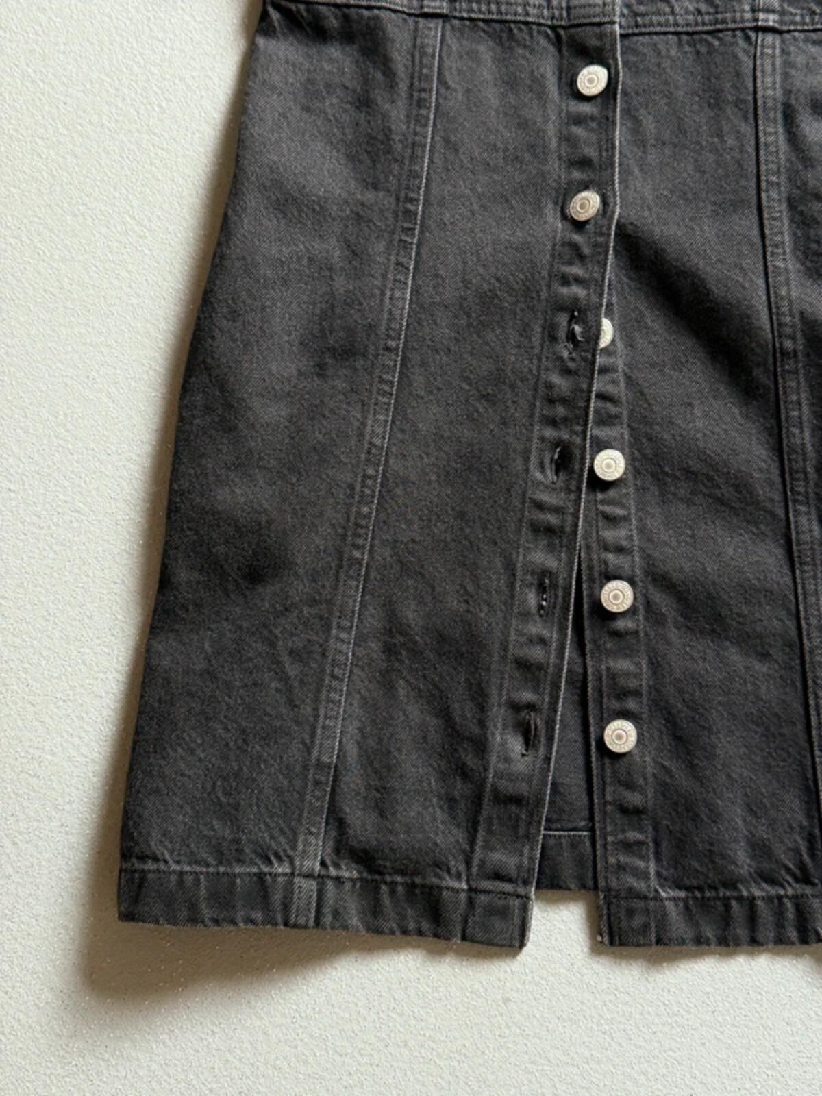 Levi’s Rhode Denim Mini Dress Small Black