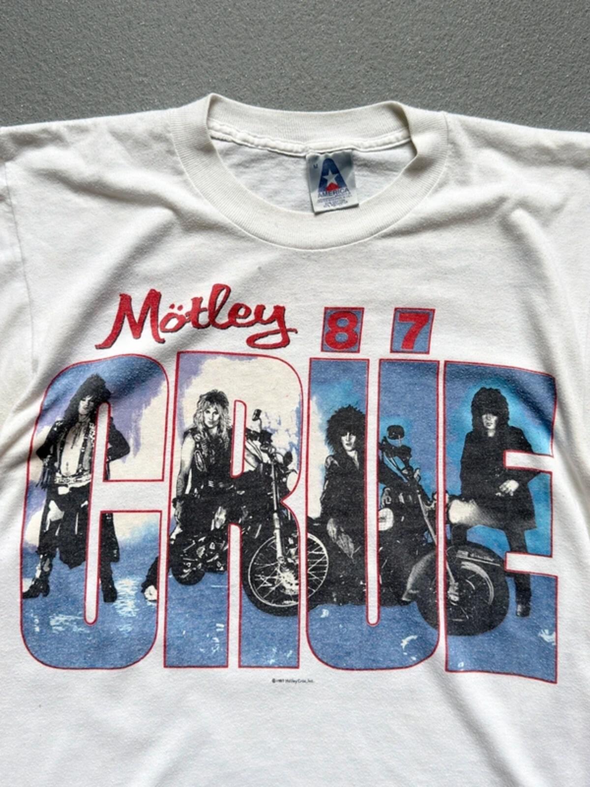 80s Motley Crue Girls Girls Girls Tour ‘87 T Shirt Medium