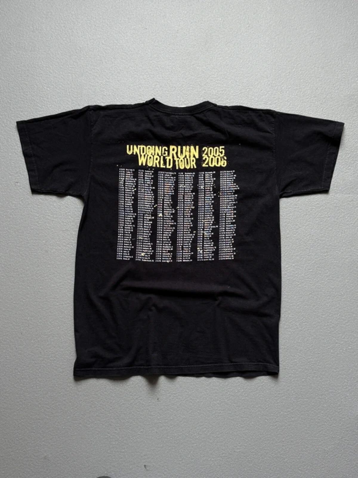 Darkest Hour 2005 Undoing Ruin T Shirt Medium Thrash Metal Punk
