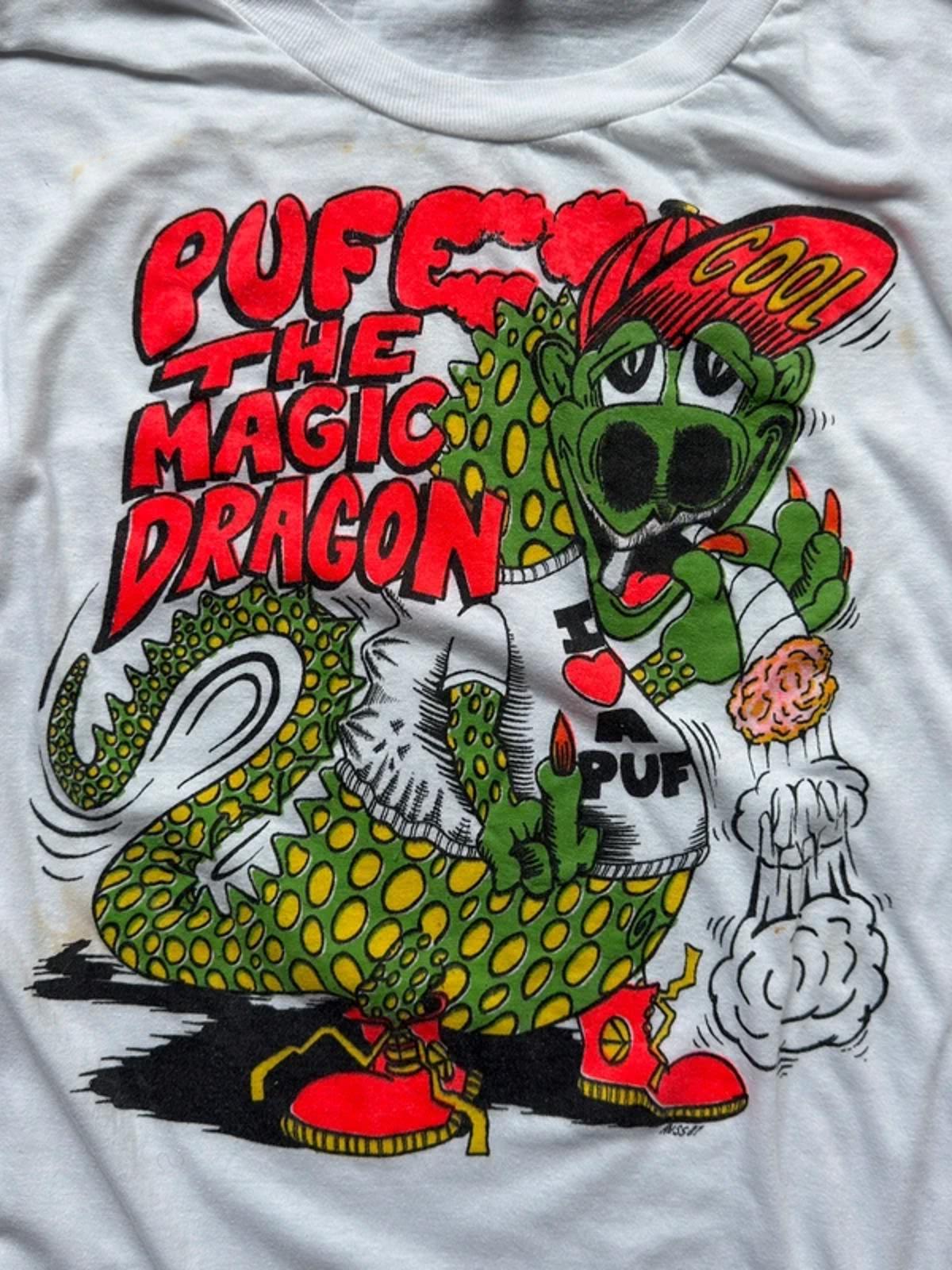 Vintage Single Stitch 80s Puff The Magic Dragon T Shirt XL