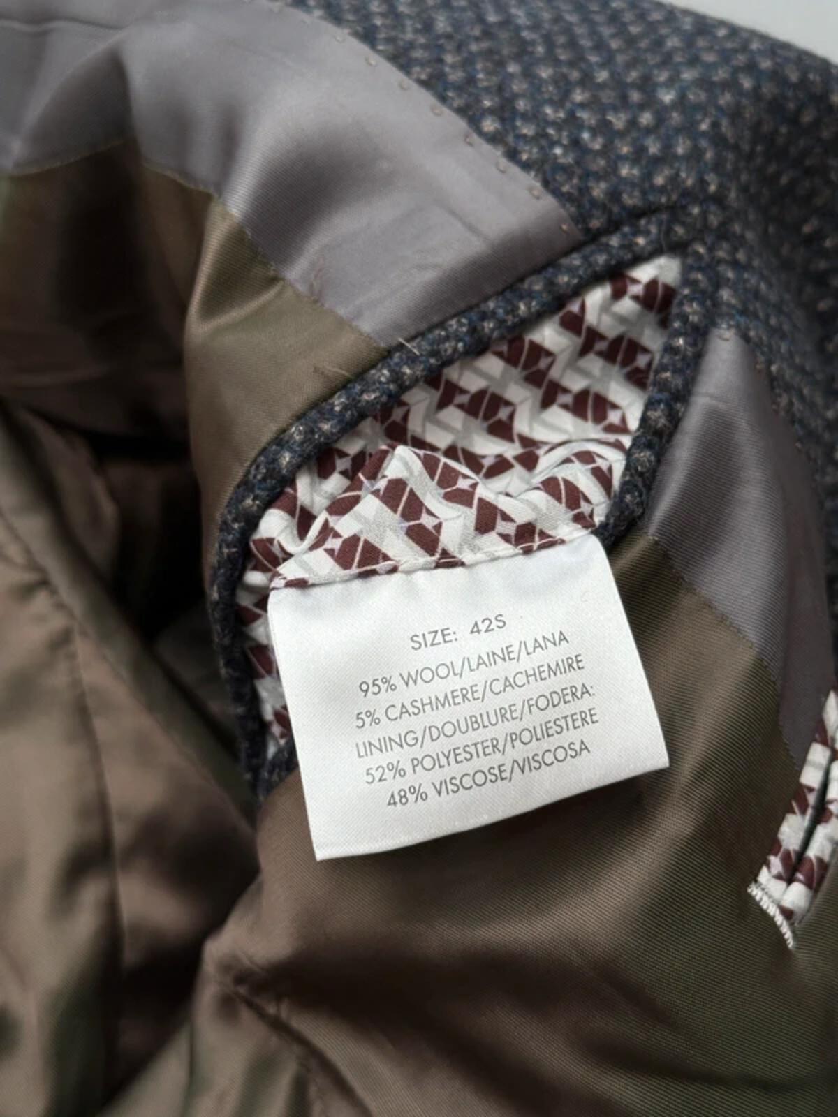 Richard James Mayfair Wool Cashmere Suit Jacket 42s
