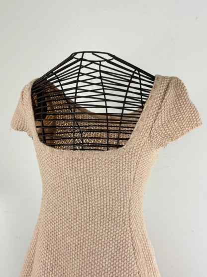 Anna Molinari Wool Knitted Mini Dress XS