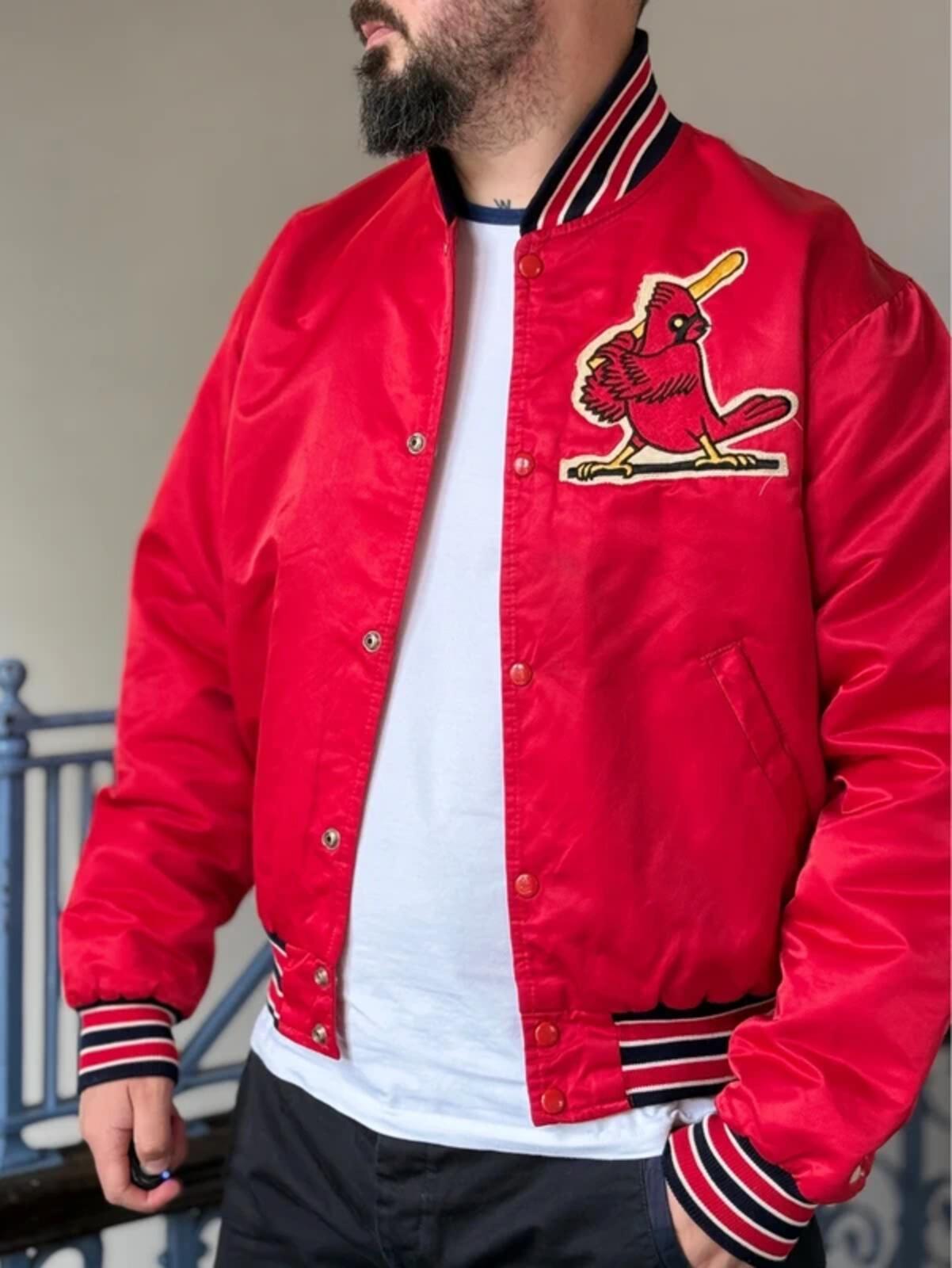 Vintage St Louis Cardinals Starter Jacket Large