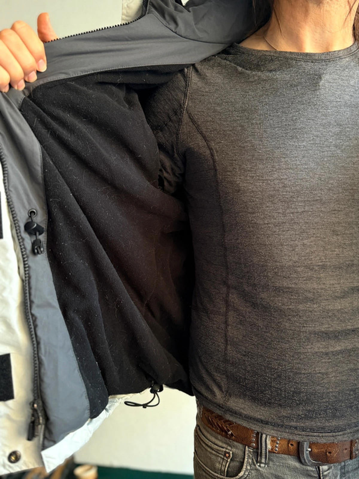 Fjallraven Ladies Fleece Lined Parka Raincoat Medium