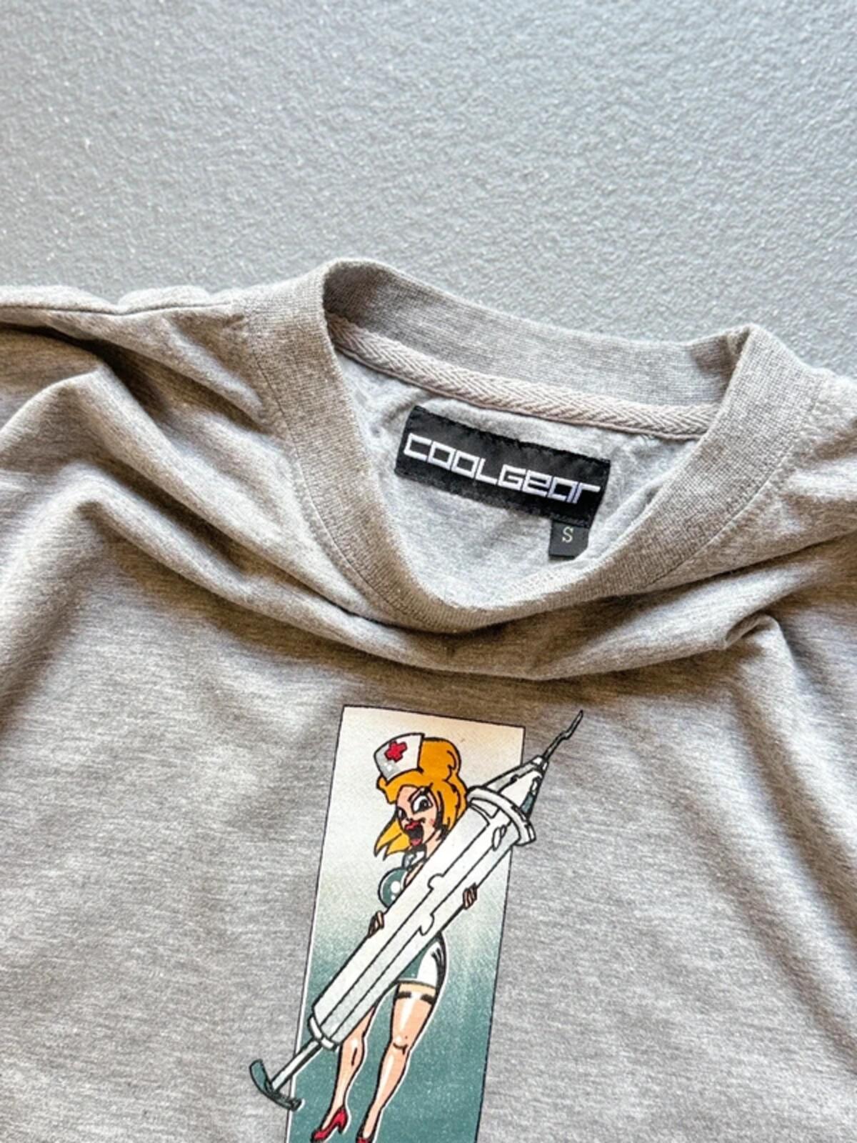 90s Y2K Skate Nurse T Shirt Large